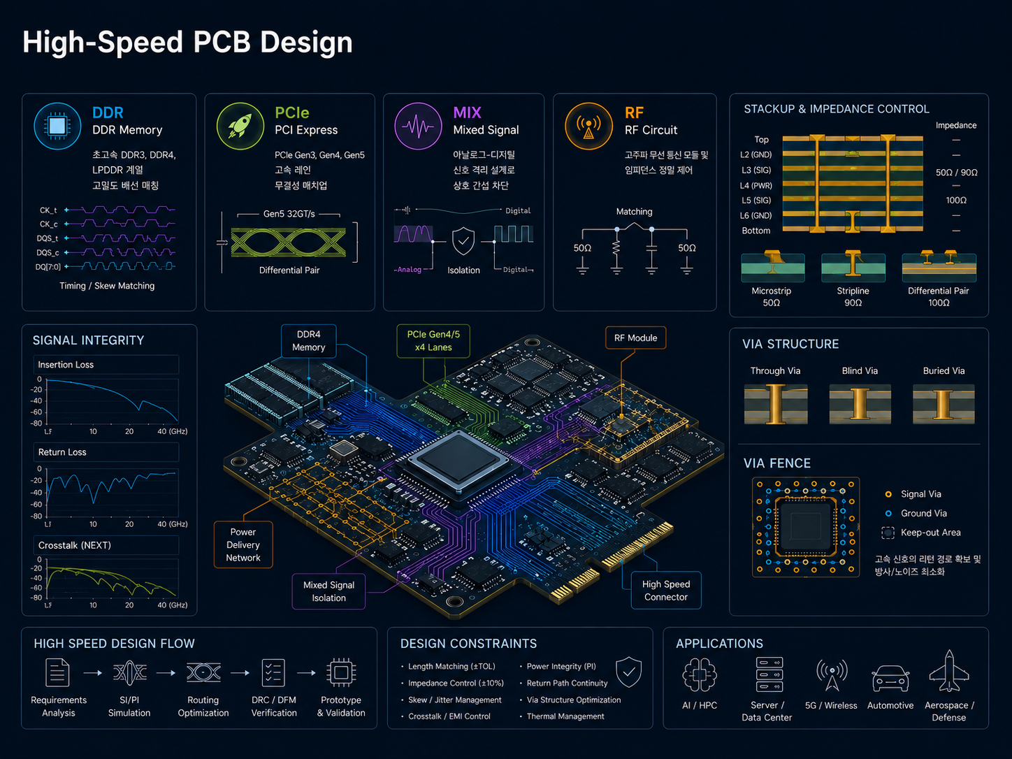 High frequency microchip layout design representation