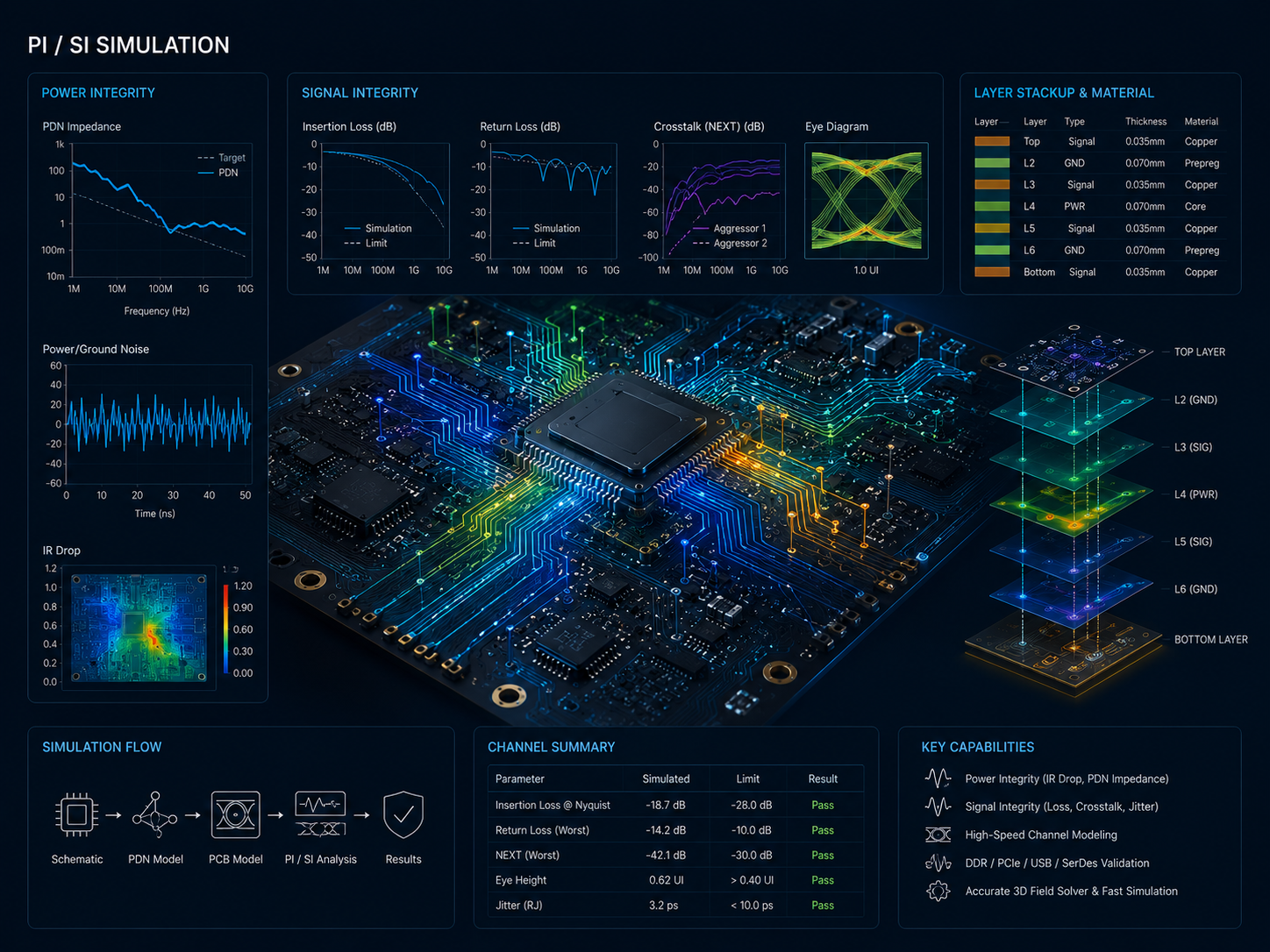 PI/SI Simulation graphics